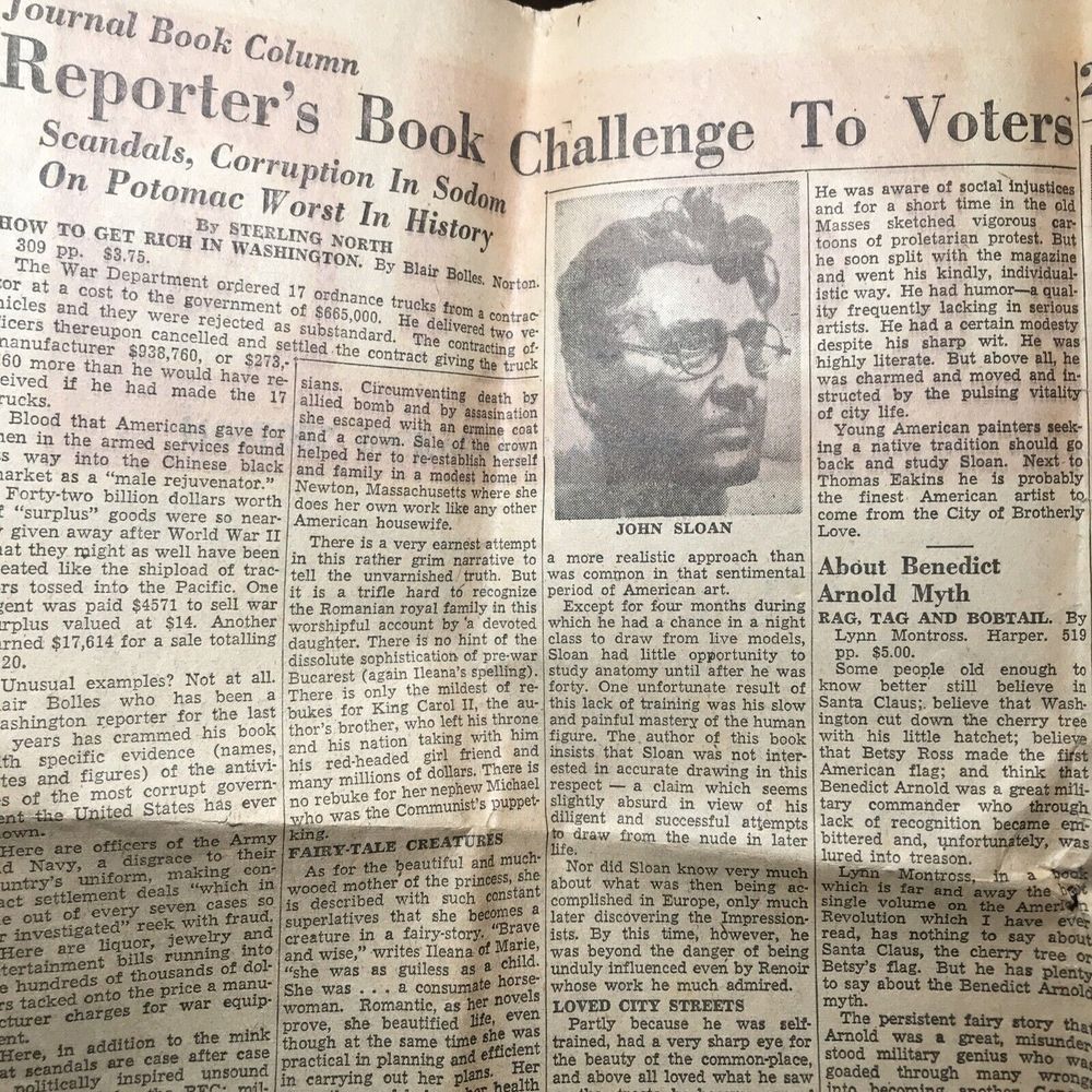 Vintage The Knoxville Journal March 9 1952 Sunday Ephemera‎ Memorabilia Souvenir - Picture 8 of 15
